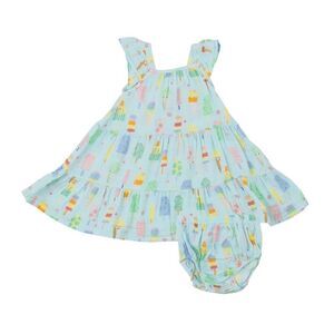 Angel Dear Twirly Sundress & Diaper Cover Fruit Dream Popsicles, Size 18-24M NWT